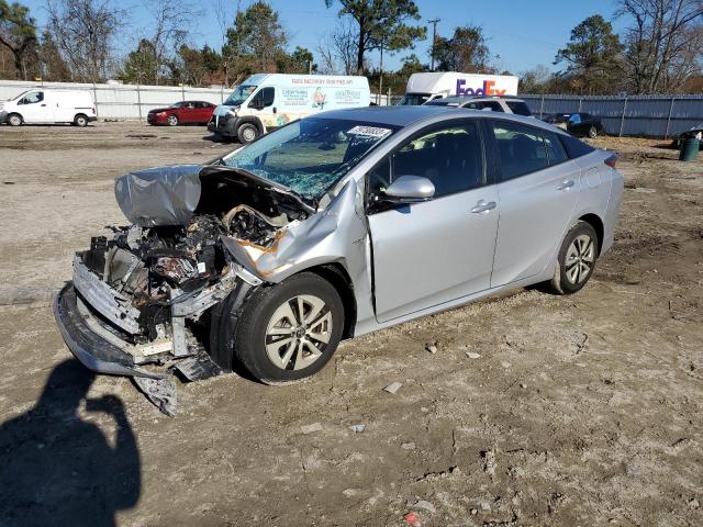 JTDKBRFU6H3569172 - 2017 TOYOTA PRIUS SILVER photo 1