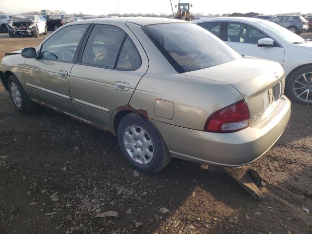 3N1CB51D62L670960 - 2002 NISSAN SENTRA XE BEIGE photo 2