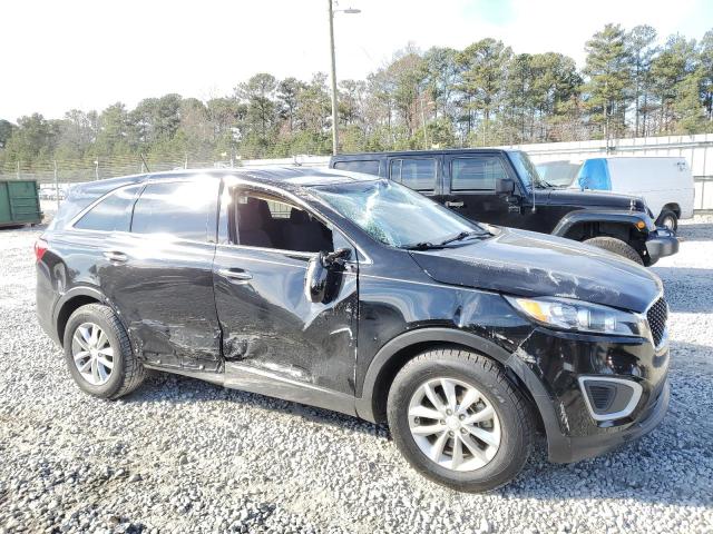 5XYPG4A36JG426409 - 2018 KIA SORENTO LX BLACK photo 4