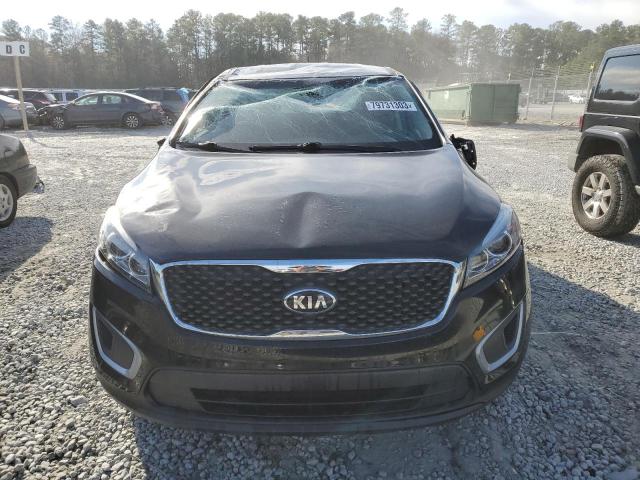 5XYPG4A36JG426409 - 2018 KIA SORENTO LX BLACK photo 5