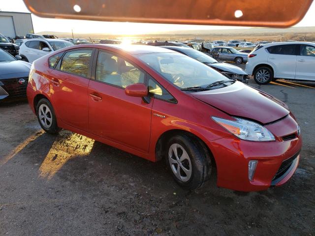 JTDKN3DU4C1586029 - 2012 TOYOTA PRIUS RED photo 4