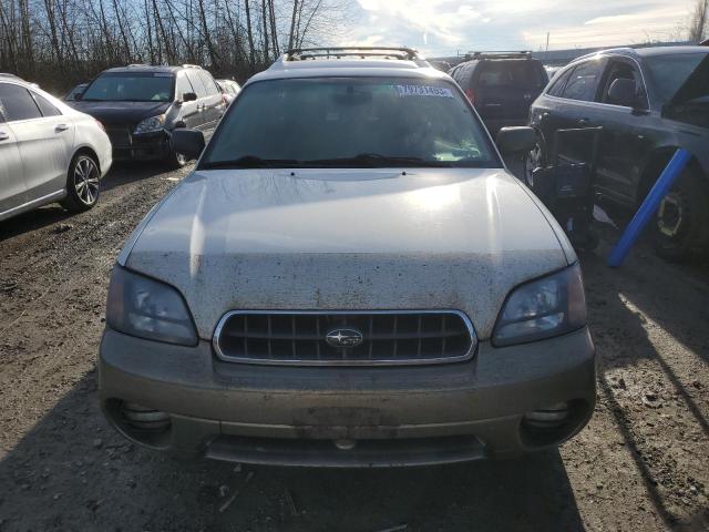 4S3BH665237651469 - 2003 SUBARU LEGACY OUTBACK WHITE photo 5