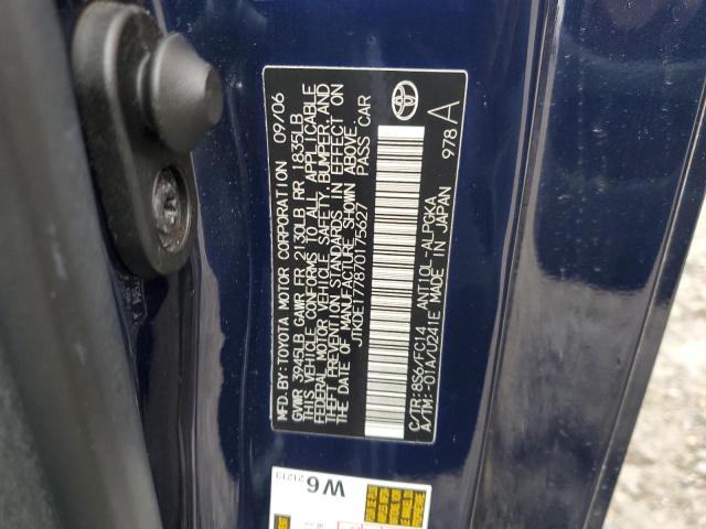 JTKDE177870175627 - 2007 TOYOTA SCION TC BLUE photo 13