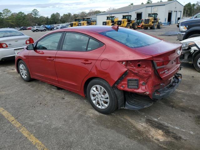 KMHD74LF4HU076244 - 2017 HYUNDAI ELANTRA SE RED photo 2