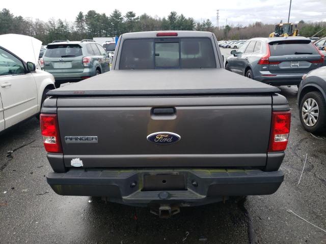 1FTLR4FE0APA14907 - 2010 FORD RANGER SUPER CAB GRAY photo 6