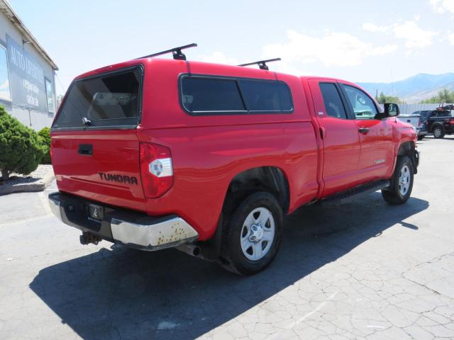5TFUM5F13EX058055 - 2014 TOYOTA TUNDRA DOUBLE CAB SR/SR5 RED photo 4
