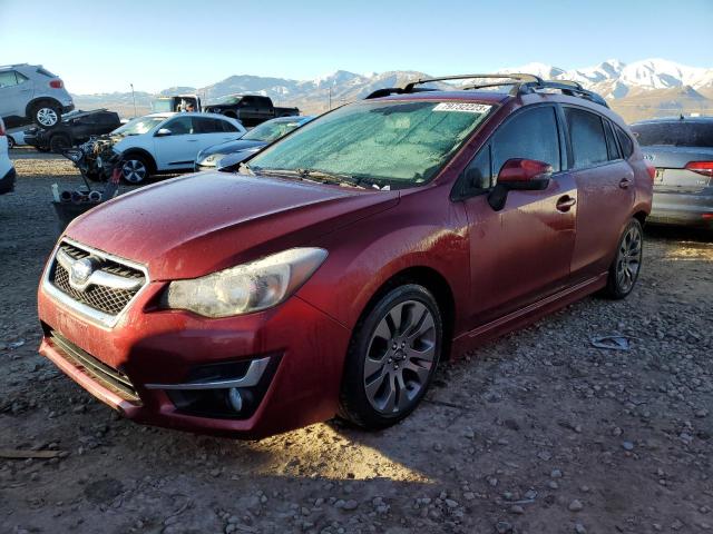 2016 SUBARU IMPREZA SPORT LIMITED, 