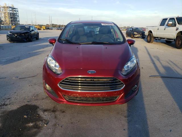 3FADP4EJ1FM220278 - 2015 FORD FIESTA SE BURGUNDY photo 5