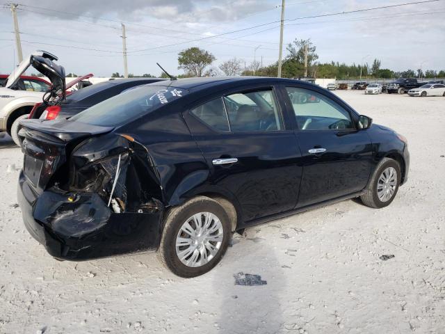 3N1CN7AP2JL802849 - 2018 NISSAN VERSA S BLACK photo 3