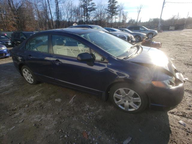 2HGFA15598H527593 - 2008 HONDA CIVIC LX BLUE photo 4