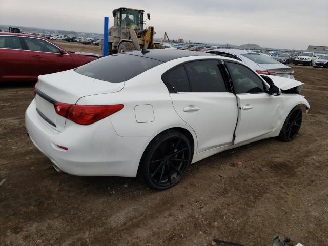 JN1BV7AP0FM331731 - 2015 INFINITI Q50 BASE WHITE photo 3