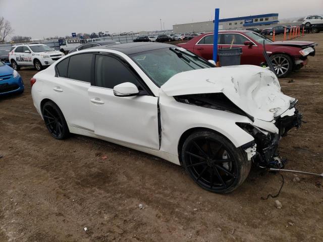 JN1BV7AP0FM331731 - 2015 INFINITI Q50 BASE WHITE photo 4