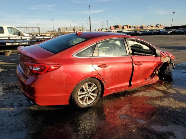 5NPE24AF6HH470042 - 2017 HYUNDAI SONATA SE RED photo 3