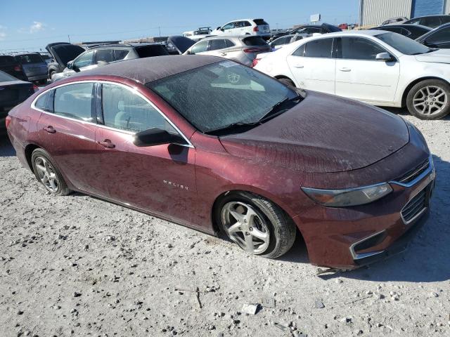 1G1ZB5ST8GF220993 - 2016 CHEVROLET MALIBU LS BURGUNDY photo 4