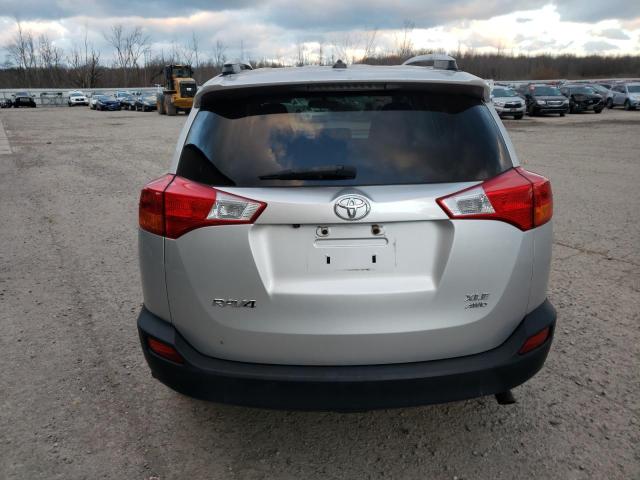 2T3RFREV3FW360625 - 2015 TOYOTA RAV4 XLE SILVER photo 6