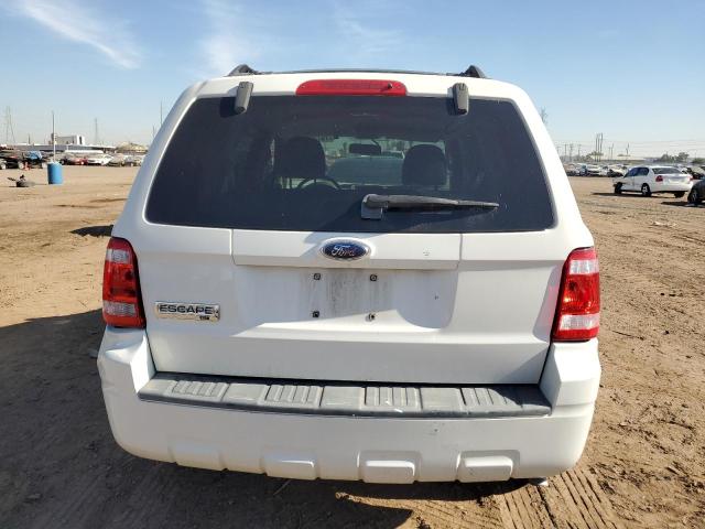 1FMCU03769KB72010 - 2009 FORD ESCAPE XLT WHITE photo 6