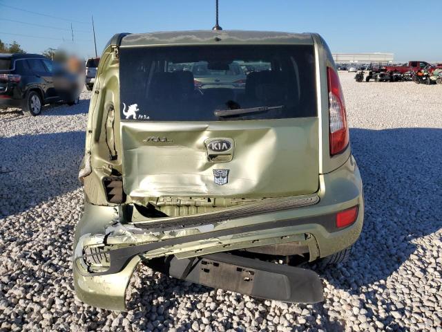 KNDJT2A52D7592337 - 2013 KIA SOUL GREEN photo 6