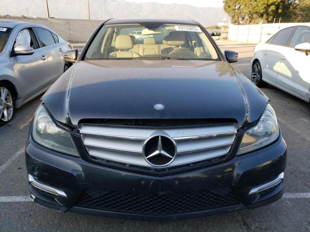 WDDGF4HB0DR264644 - 2013 MERCEDES-BENZ C 250 BLACK photo 5