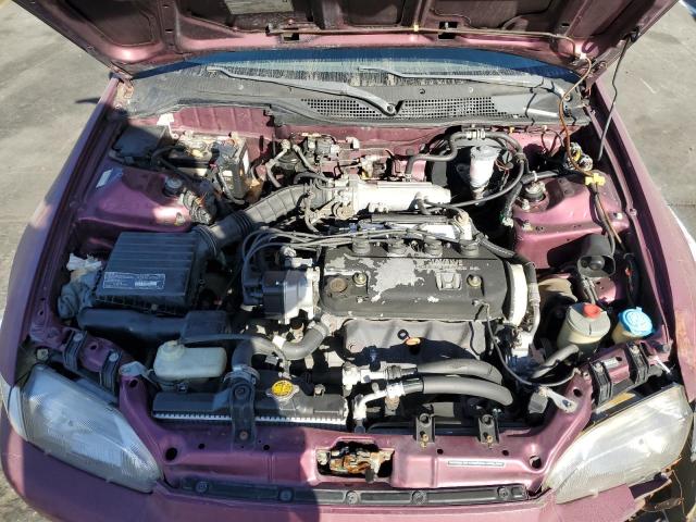 1HGEJ2241PL019603 - 1993 HONDA CIVIC DX PURPLE photo 11