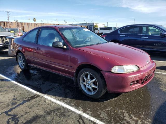 1HGEJ2241PL019603 - 1993 HONDA CIVIC DX PURPLE photo 4