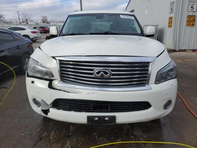 JN8AZ2NE0C9022644 - 2012 INFINITI QX56 WHITE photo 5