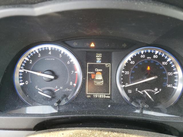 5TDJKRFH2ES059166 - 2014 TOYOTA HIGHLANDER XLE BURGUNDY photo 9