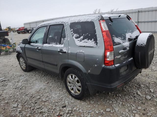 SHSRD78806U413490 - 2006 HONDA CR-V EX GRAY photo 2