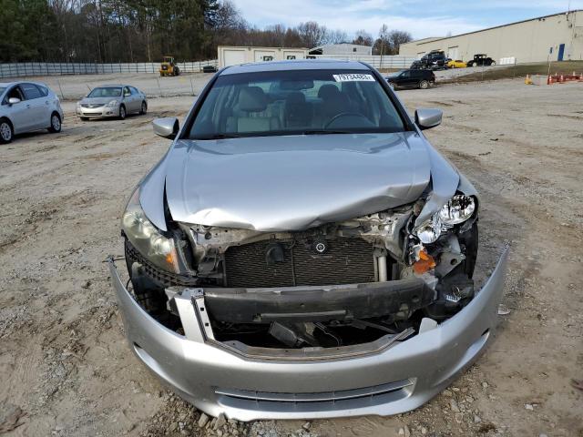 1HGCP36859A033530 - 2009 HONDA ACCORD EXL SILVER photo 5