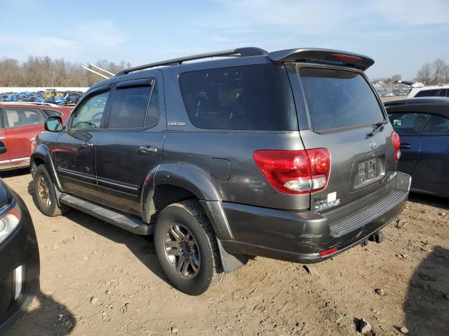 5TDBT48A57S283376 - 2007 TOYOTA SEQUOIA LIMITED GRAY photo 2