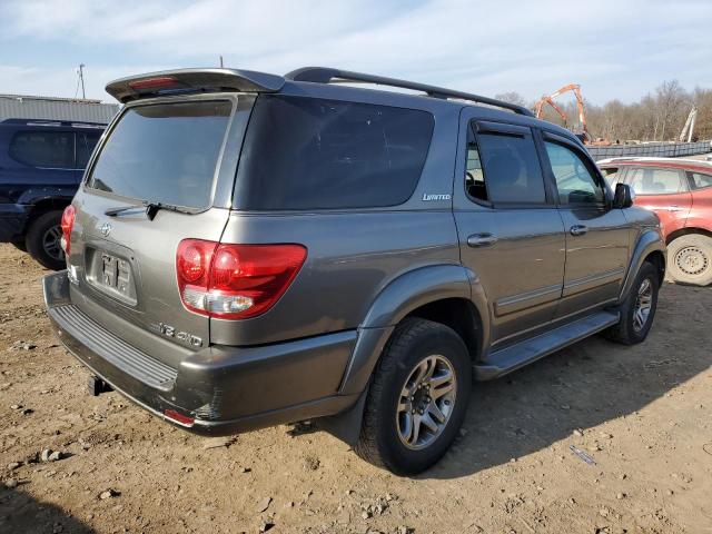 5TDBT48A57S283376 - 2007 TOYOTA SEQUOIA LIMITED GRAY photo 3