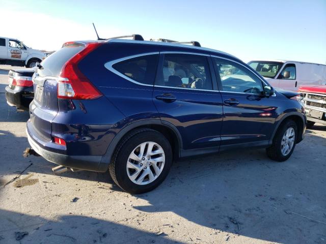 2HKRM3H73FH549895 - 2015 HONDA CR-V EXL BLUE photo 3