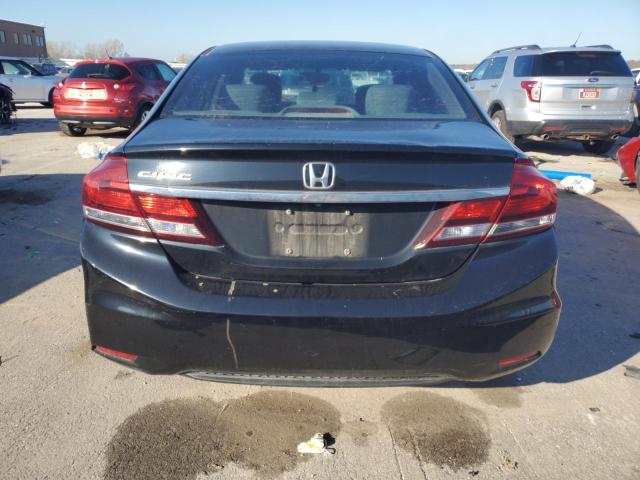 2HGFB2F59EH502786 - 2014 HONDA CIVIC LX BLACK photo 6