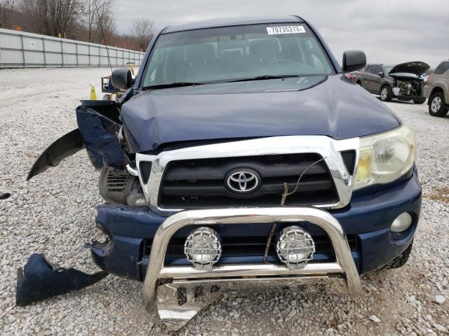 5TEJU62N77Z375396 - 2007 TOYOTA TACOMA DOUBLE CAB PRERUNNER BLUE photo 5