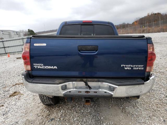 5TEJU62N77Z375396 - 2007 TOYOTA TACOMA DOUBLE CAB PRERUNNER BLUE photo 6