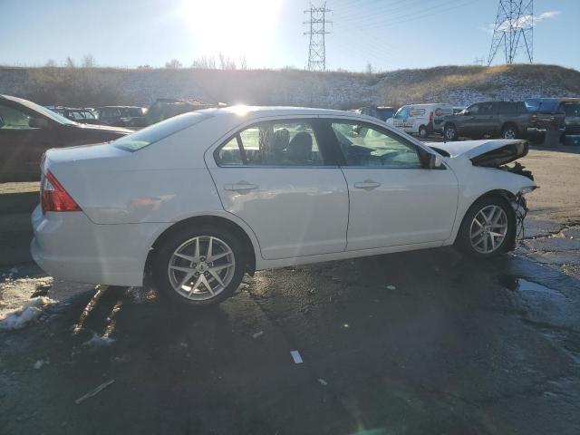 3FAHP0JA6AR253627 - 2010 FORD FUSION SEL WHITE photo 3