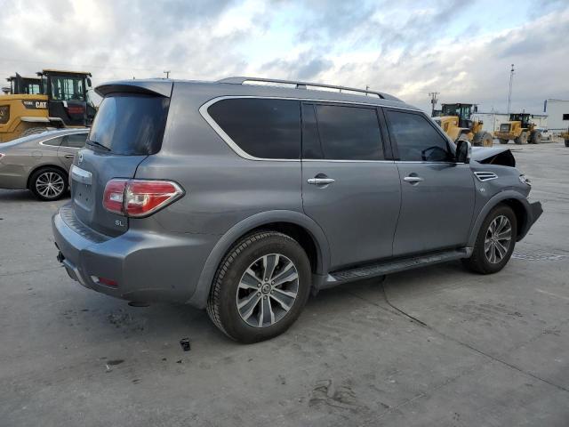 JN8AY2ND6KX009529 - 2019 NISSAN ARMADA SV GRAY photo 3