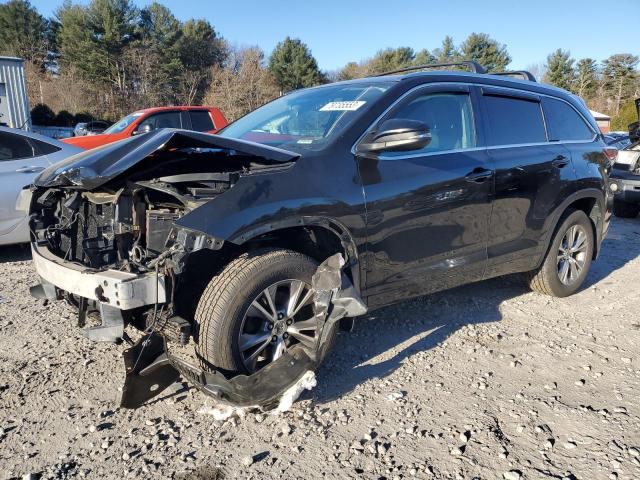 5TDJKRFH7FS092598 - 2015 TOYOTA HIGHLANDER XLE BLACK photo 1