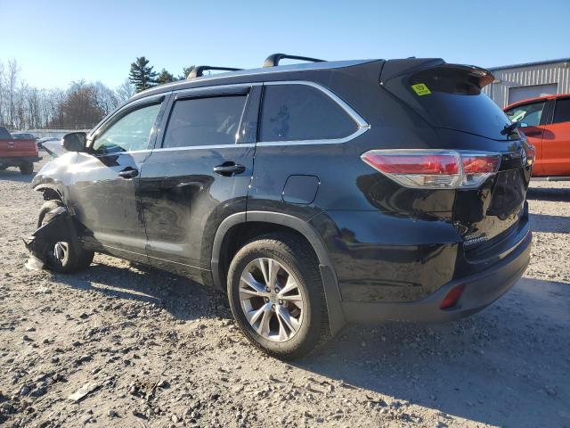 5TDJKRFH7FS092598 - 2015 TOYOTA HIGHLANDER XLE BLACK photo 2