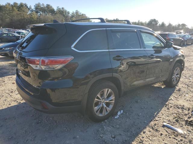 5TDJKRFH7FS092598 - 2015 TOYOTA HIGHLANDER XLE BLACK photo 3