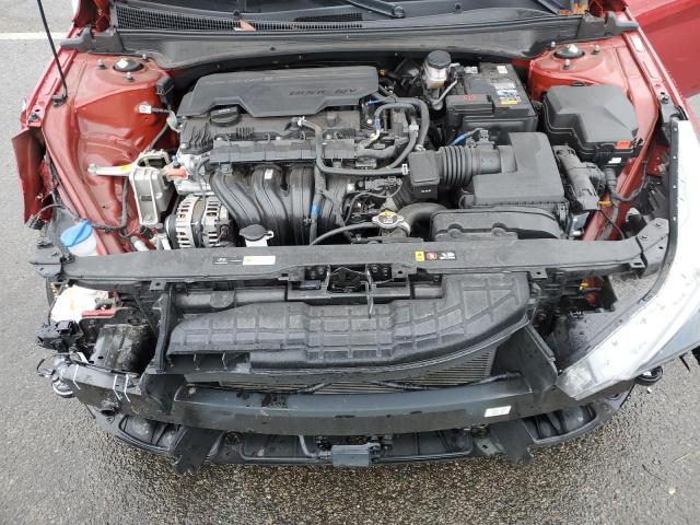 KMHLN4AG8NU318039 - 2022 HYUNDAI ELANTRA SEL RED photo 11