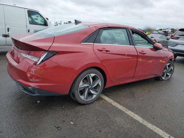 KMHLN4AG8NU318039 - 2022 HYUNDAI ELANTRA SEL RED photo 3