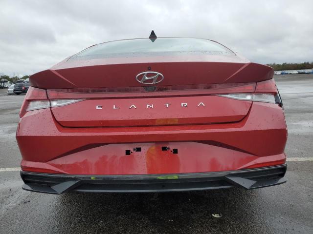 KMHLN4AG8NU318039 - 2022 HYUNDAI ELANTRA SEL RED photo 6