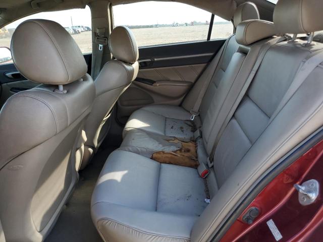 19XFA16949E012899 - 2009 HONDA CIVIC EXL ბურგუნდია ფოტო 10