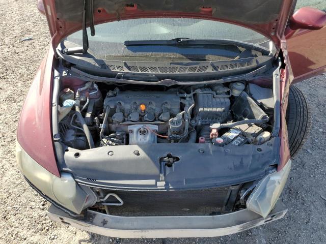 19XFA16949E012899 - 2009 HONDA CIVIC EXL BURGUNDY photo 11