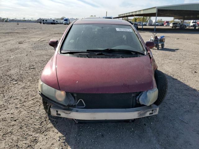 19XFA16949E012899 - 2009 HONDA CIVIC EXL BURGUNDY photo 5