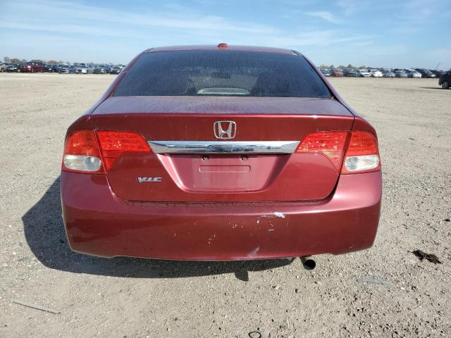 19XFA16949E012899 - 2009 HONDA CIVIC EXL BURGUNDY photo 6