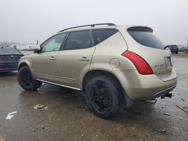 JN8AZ08W56W505187 - 2006 NISSAN MURANO SL TAN photo 2