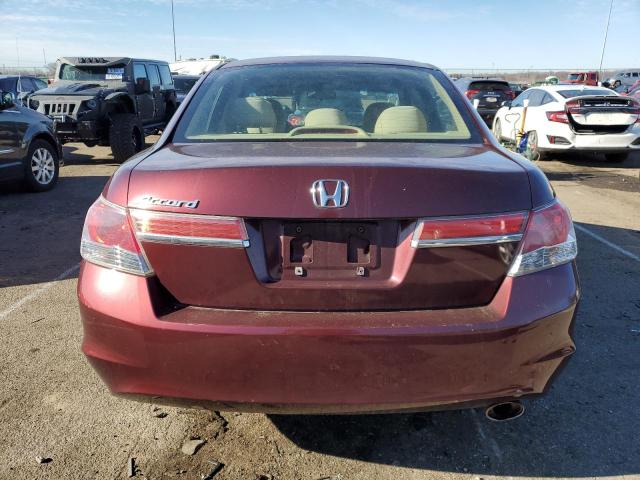 1HGCP2F7XCA070436 - 2012 HONDA ACCORD EX BURGUNDY photo 6