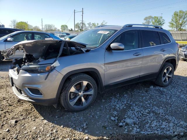 1C4PJLDB5KD416193 - 2019 JEEP CHEROKEE LIMITED SILVER photo 1