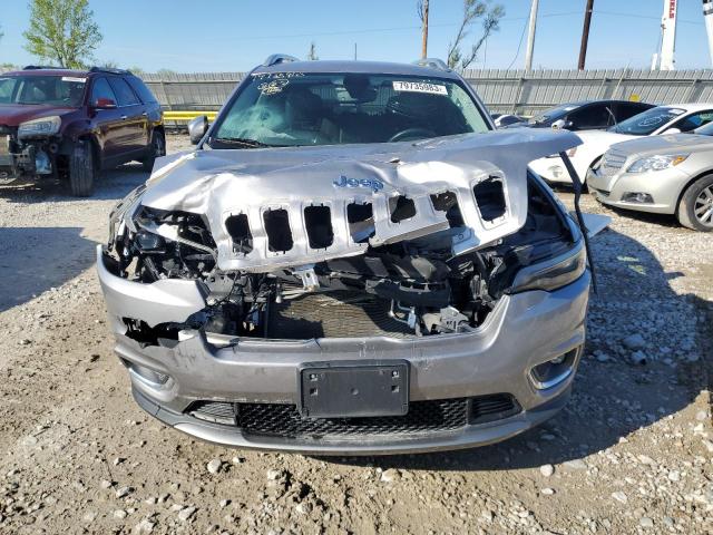 1C4PJLDB5KD416193 - 2019 JEEP CHEROKEE LIMITED SILVER photo 5